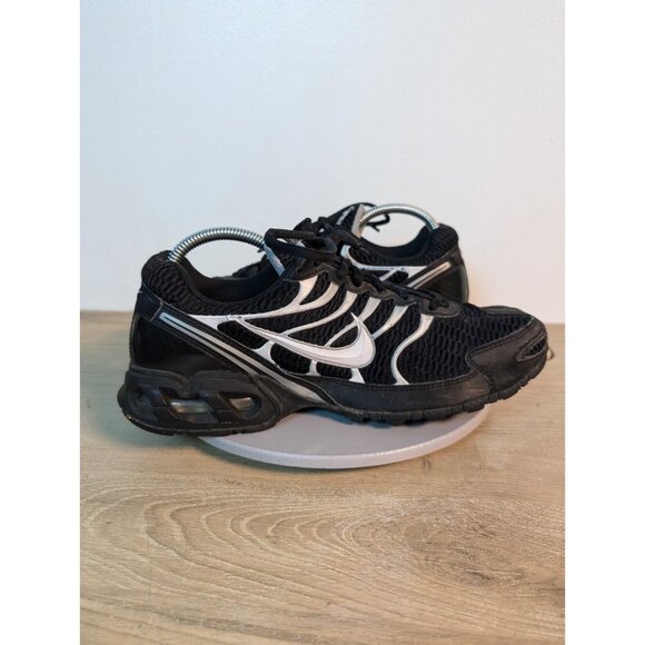 Nike Air Max Torch 4 Black White Women's Shoes Sneakers Size 11 Flaw 343851-010 - Picture 8 of 13